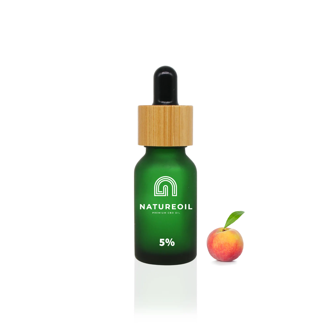 5% CBD olie med peach aroma